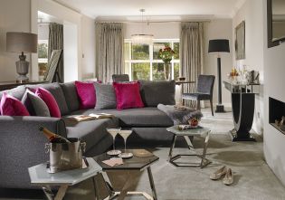 Lough Cullin Luxury  Suite Sitting Room Hotel Westport