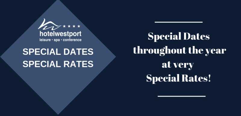 special dates throughout the year at very special rates